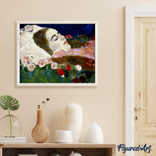 Load image into Gallery viewer, Diamond Painting - Miss Ria Munk on her Deathbed - Gustav Klimt