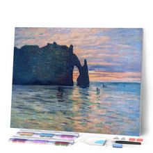Load image into Gallery viewer, Diamond Painting - The Cliff, Étretat, Sunset - Monet