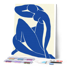 Load image into Gallery viewer, Diamond Painting - Blue Nude II - Matisse