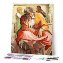 Load image into Gallery viewer, Diamond Painting - Prophet Jeremiah - Michelangelo