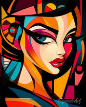 Load image into Gallery viewer, Diamond Painting - Bold Abstract Glamour Face