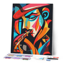 Load image into Gallery viewer, Diamond Painting - Bold Abstract Sax Man