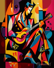 Load image into Gallery viewer, Diamond Painting - Bold Abstract Guitarist