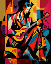 Load image into Gallery viewer, Diamond Painting - Bold Abstract Guitarist