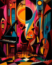 Load image into Gallery viewer, Diamond Painting - Bold Abstract Jazz Club