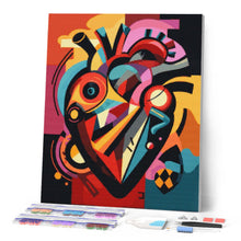 Load image into Gallery viewer, Diamond Painting - Bold Abstract Heart