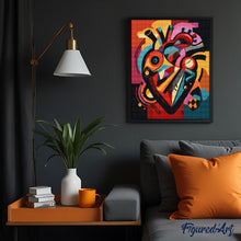 Load image into Gallery viewer, Diamond Painting - Bold Abstract Heart