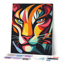 Load image into Gallery viewer, Diamond Painting - Bold Abstract Tiger 1