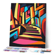 Load image into Gallery viewer, Diamond Painting - Bold Abstract Staircase