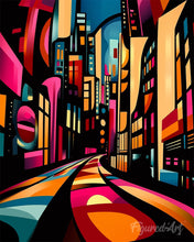 Load image into Gallery viewer, Diamond Painting - Bold Abstract Night City