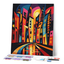 Load image into Gallery viewer, Diamond Painting - Bold Abstract Skyscrapers