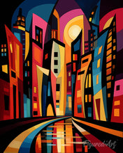 Load image into Gallery viewer, Diamond Painting - Bold Abstract Skyscrapers