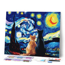 Load image into Gallery viewer, Diamond Painting - Starry Night Companions