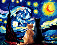 Load image into Gallery viewer, Diamond Painting - Starry Night Companions