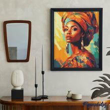 Load image into Gallery viewer, Diamond Painting - Woman with Colorful Headwrap
