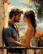 Load image into Gallery viewer, Diamond Painting - Romantic Seaside Couple
