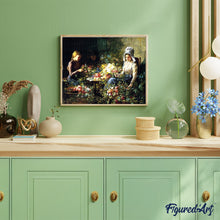 Load image into Gallery viewer, Diamond Painting - Flower Sellers - Abbott Fuller Graves