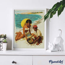 Load image into Gallery viewer, Diamond Painting - Vintage Yugoslavia Coast Poster