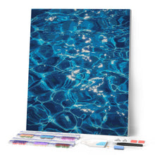 Load image into Gallery viewer, Diamond Painting - Turquoise Light Reflections
