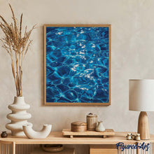 Load image into Gallery viewer, Diamond Painting - Turquoise Light Reflections
