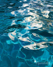 Load image into Gallery viewer, Diamond Painting - Crystal Blue Sunshimmer