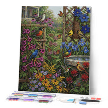 Load image into Gallery viewer, Diamond Painting - Wings Among the Blossoms