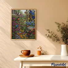 Load image into Gallery viewer, Diamond Painting - Wings Among the Blossoms