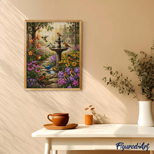 Load image into Gallery viewer, Diamond Painting - Garden Fountain Symphony