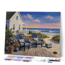 Load image into Gallery viewer, Diamond Painting - Seaside Porch Escape