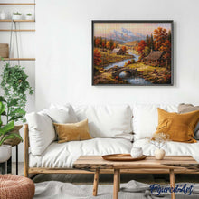 Load image into Gallery viewer, Diamond Painting - Autumn by the River