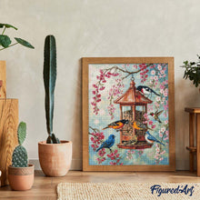 Load image into Gallery viewer, Diamond Painting - Cherry Blossom Birds