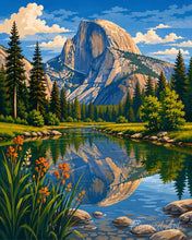 Load image into Gallery viewer, Diamond Painting - Yosemite National Park, Half Dome - California