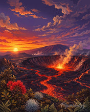 Load image into Gallery viewer, Diamond Painting - Hawaiʻi Volcanoes National Park