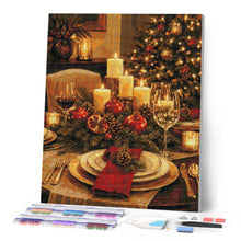 Load image into Gallery viewer, Diamond Painting - Elegant Christmas Table