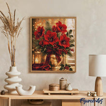 Load image into Gallery viewer, Diamond Painting - Christmas Poinsettias