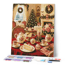 Load image into Gallery viewer, Diamond Painting - Christmas Tea Time