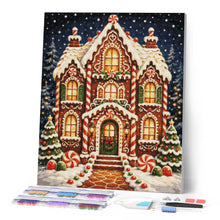 Load image into Gallery viewer, Diamond Painting - Gingerbread Christmas House