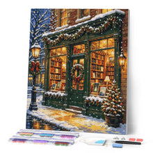 Load image into Gallery viewer, Diamond Painting - Christmas Bookstore