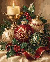 Load image into Gallery viewer, Diamond Painting - Festive Christmas Ornaments