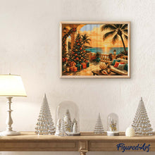 Load image into Gallery viewer, Diamond Painting - Christmas by the Ocean