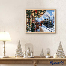 Load image into Gallery viewer, Diamond Painting - Holiday Train Escape