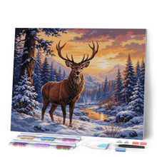 Load image into Gallery viewer, Diamond Painting - Majestic Winter Deer