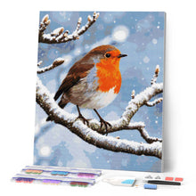 Load image into Gallery viewer, Diamond Painting - Winter Robin