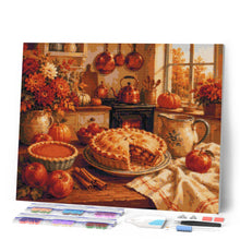 Load image into Gallery viewer, Diamond Painting - Autumn Kitchen with Fresh-Baked Pies