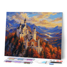 Load image into Gallery viewer, Diamond Painting - Neuschwanstein Castle in Autumn