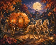 Load image into Gallery viewer, Diamond Painting - Magical Pumpkin Carriage