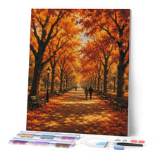 Load image into Gallery viewer, Diamond Painting - Central Park and Literary Walk in Autumn