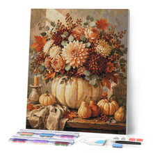 Load image into Gallery viewer, Diamond Painting - Floral Pumpkin Centrepiece
