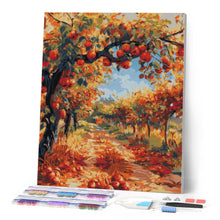 Load image into Gallery viewer, Diamond Painting - Red Apples on an Autumn Tree