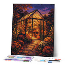 Load image into Gallery viewer, Diamond Painting - Glowing Autumn Greenhouse